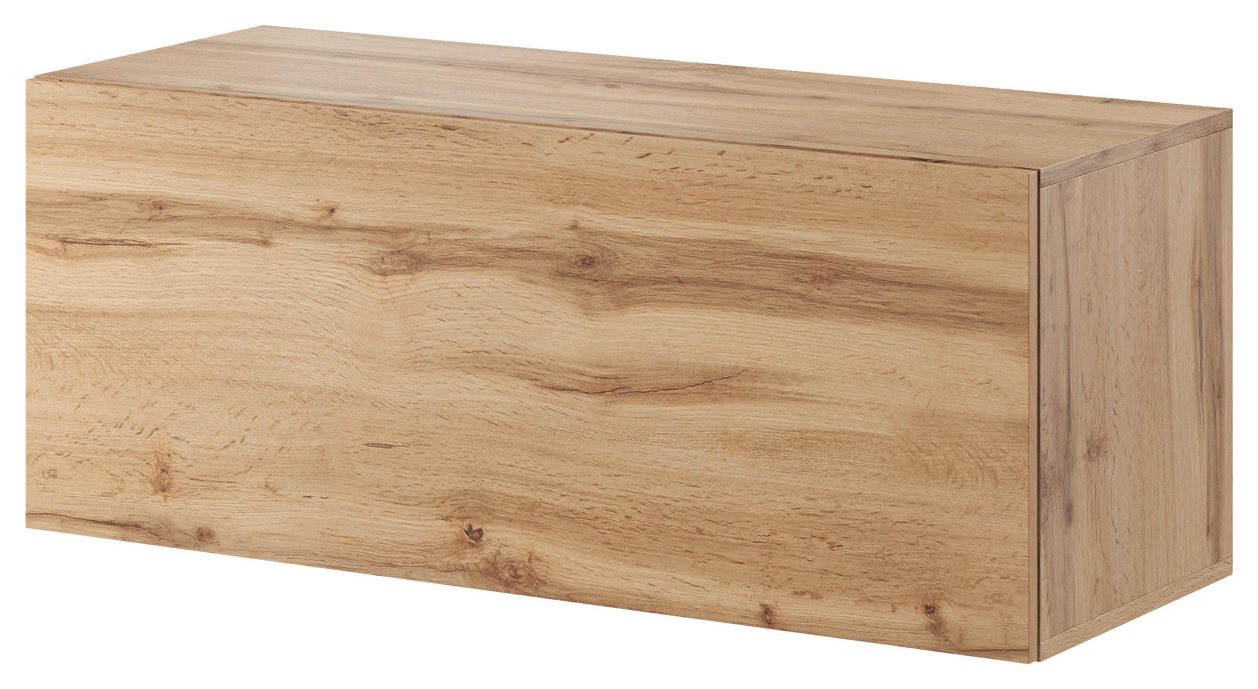 Lowboard TV Stand Vivien 01 - Eiche Wotan, Design, Holzwerkstoff (100/40/38cm) - Livetastic