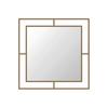 Wandspiegel Corner Mirror Goldfarben B: 58 Cm - Goldfarben, Design, Metall (58/58/2cm) - Livetastic