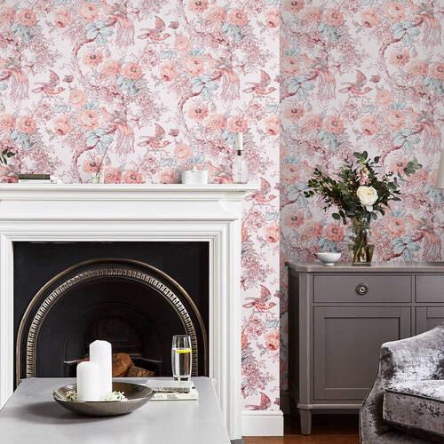 Vliestapete 115269 - Pink, Basics, Papier/Kunststoff (52/1005cm)