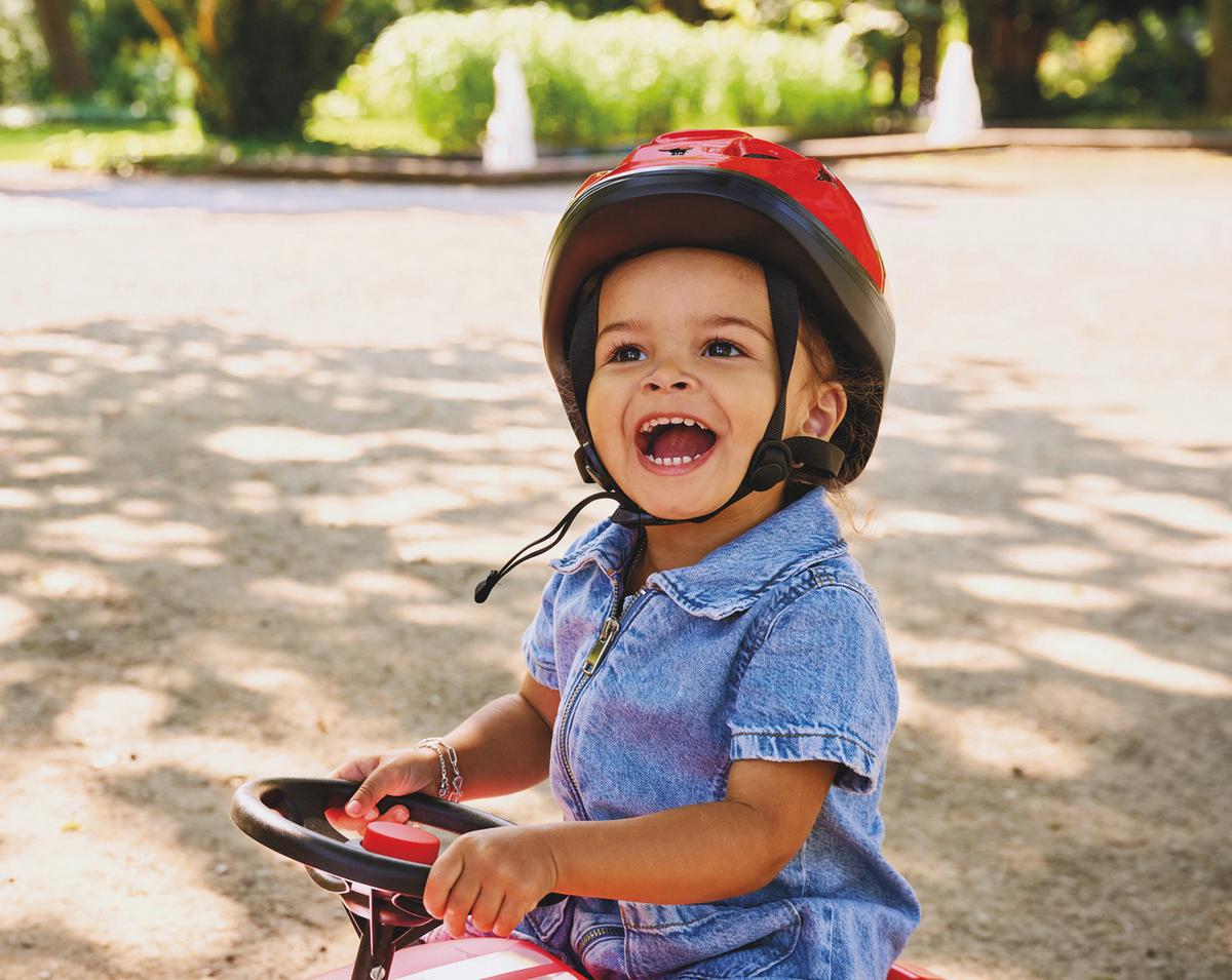 Bobby Car inkl.. Helm - Multicolor, Basics, Kunststoff (35/60/31cm) - BIG