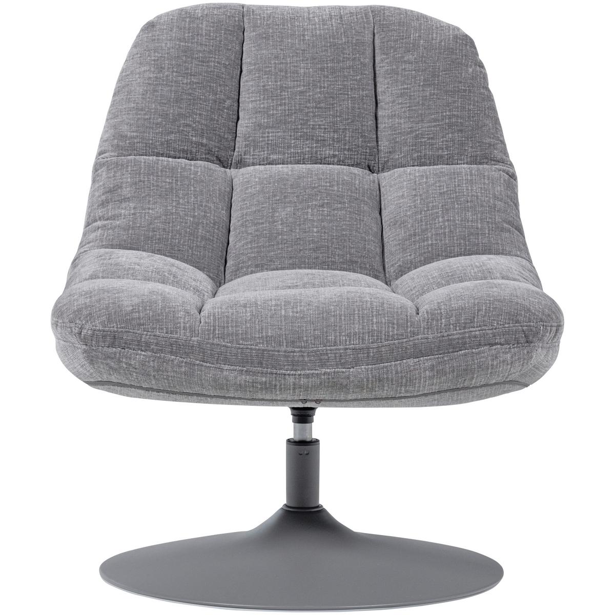 Sessel Elvi Hellgrau B: 73cm - Hellgrau/Grau, Design, Textil (73/81/84cm) - Livetastic