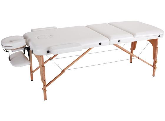 Massageliege Wooden - Beige/Buchefarben, MODERN, Holz/Holzwerkstoff (185/62/70cm) - Ombra