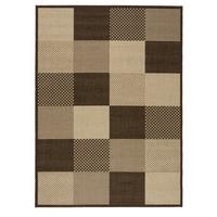 Flachwebteppich Braun/beige Caro 120x170 Cm - Beige/Braun, Basics, Textil (120/170cm) - James Wood