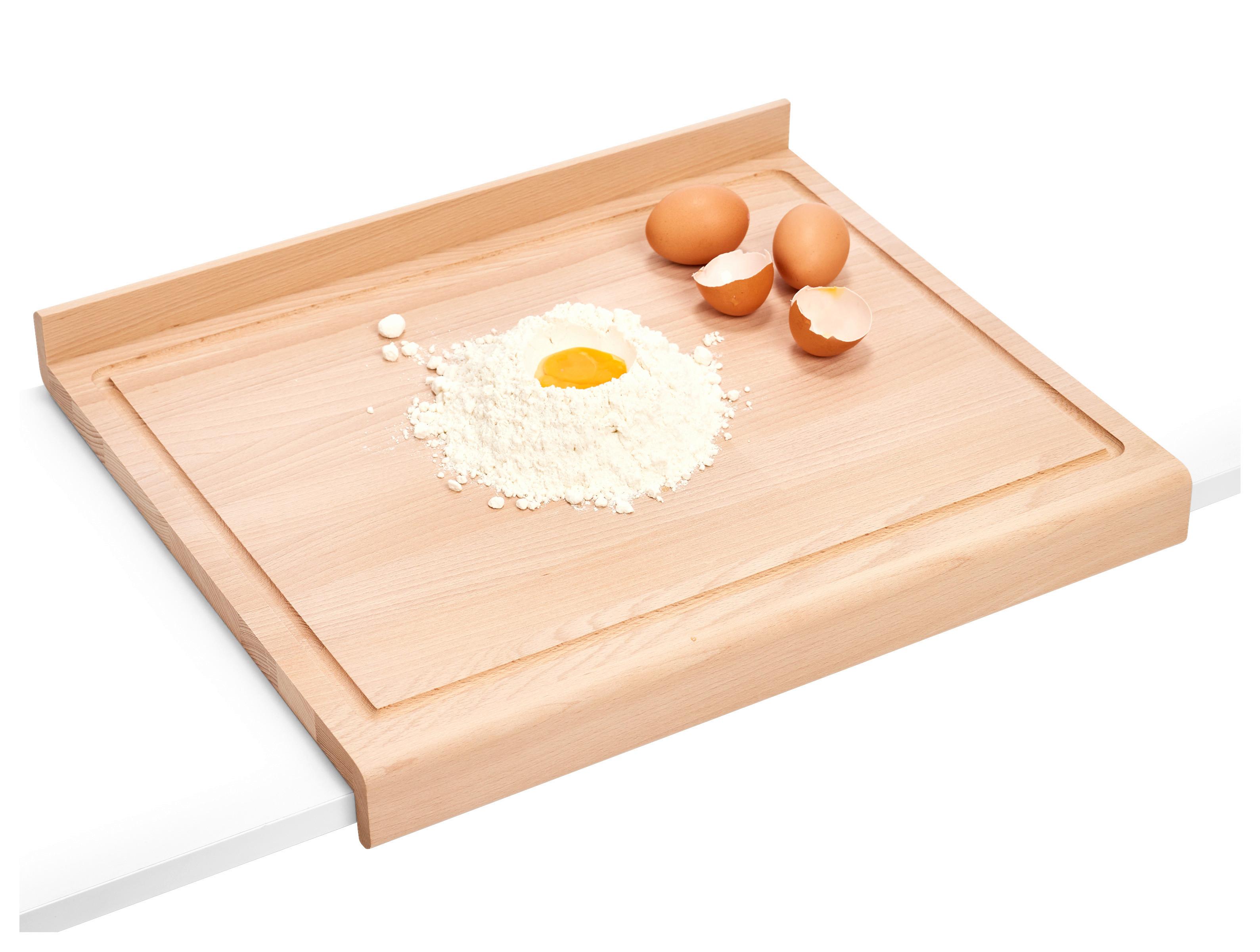 Schneidebrett Naturfarben B: 48 cm - Naturfarben, Basics, Holz (48/41/1cm) - Zeller Present