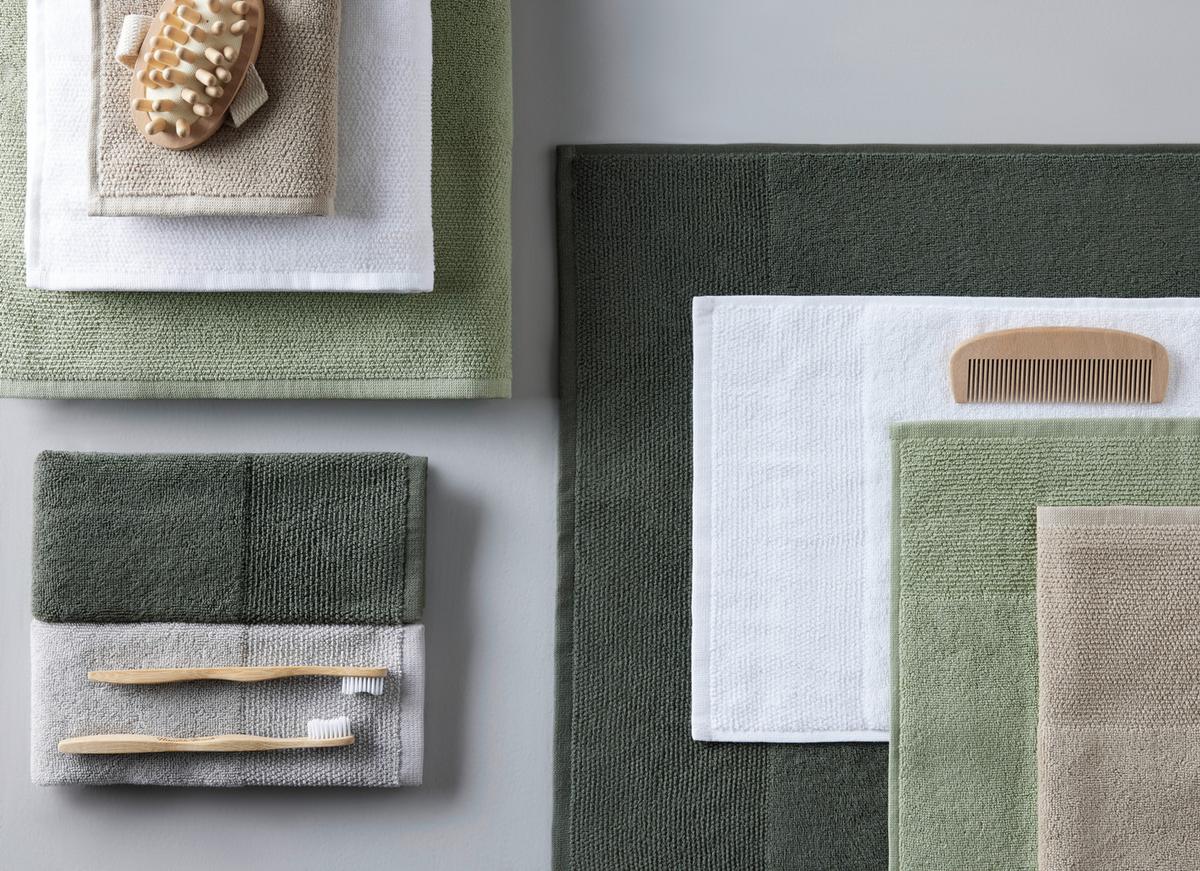 RUČNÍK PRO HOSTY Olivia, 30/50cm, bílá - bílá, Konvenční, textil (30/50cm) - Premium Living