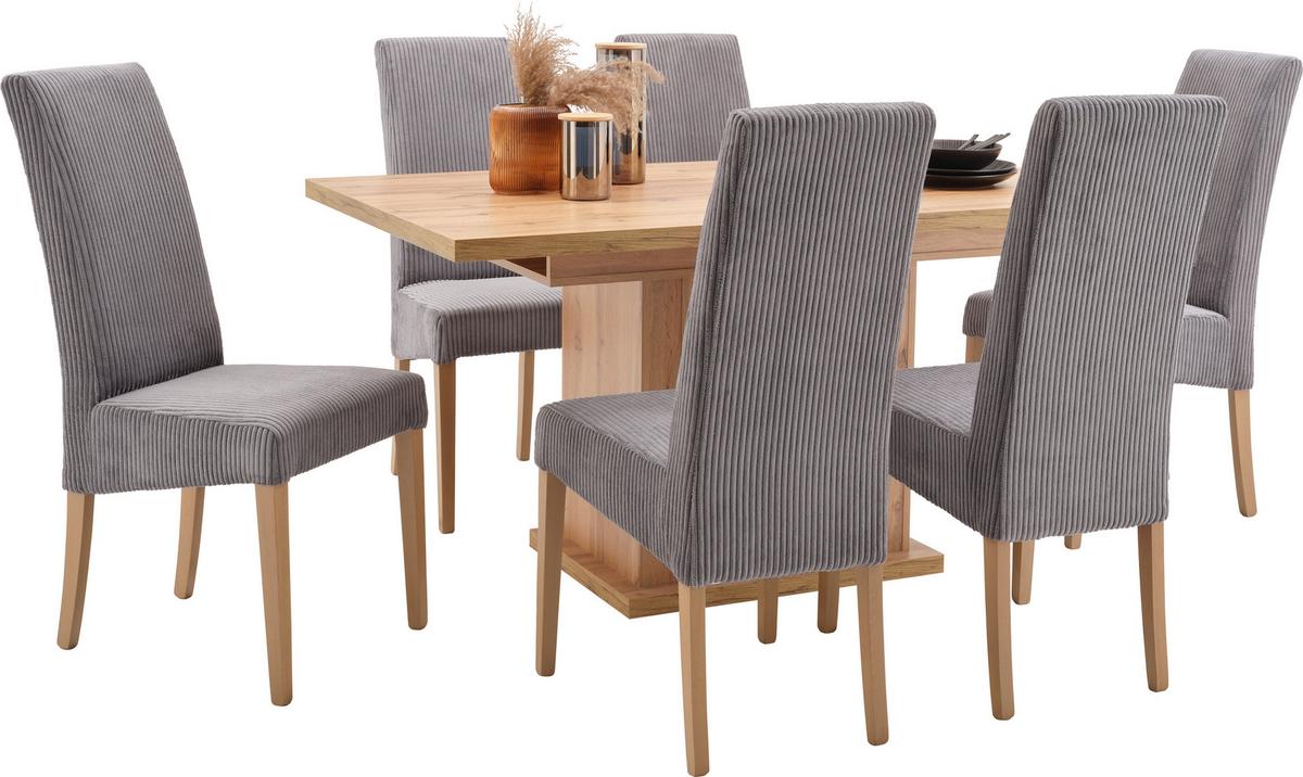 ROZŤAHOVACÍ STÔL PATRIK 150 AZ - farba duba, Konventionell, kompozitné drevo (150 (190)/76/90cm)
