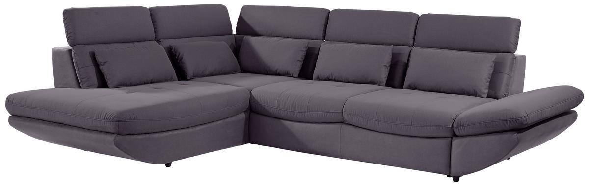 SEDACÍ SOUPRAVA PARK - černá/antracitová, Moderní, textil/plast (233/311cm) - Luca Bessoni