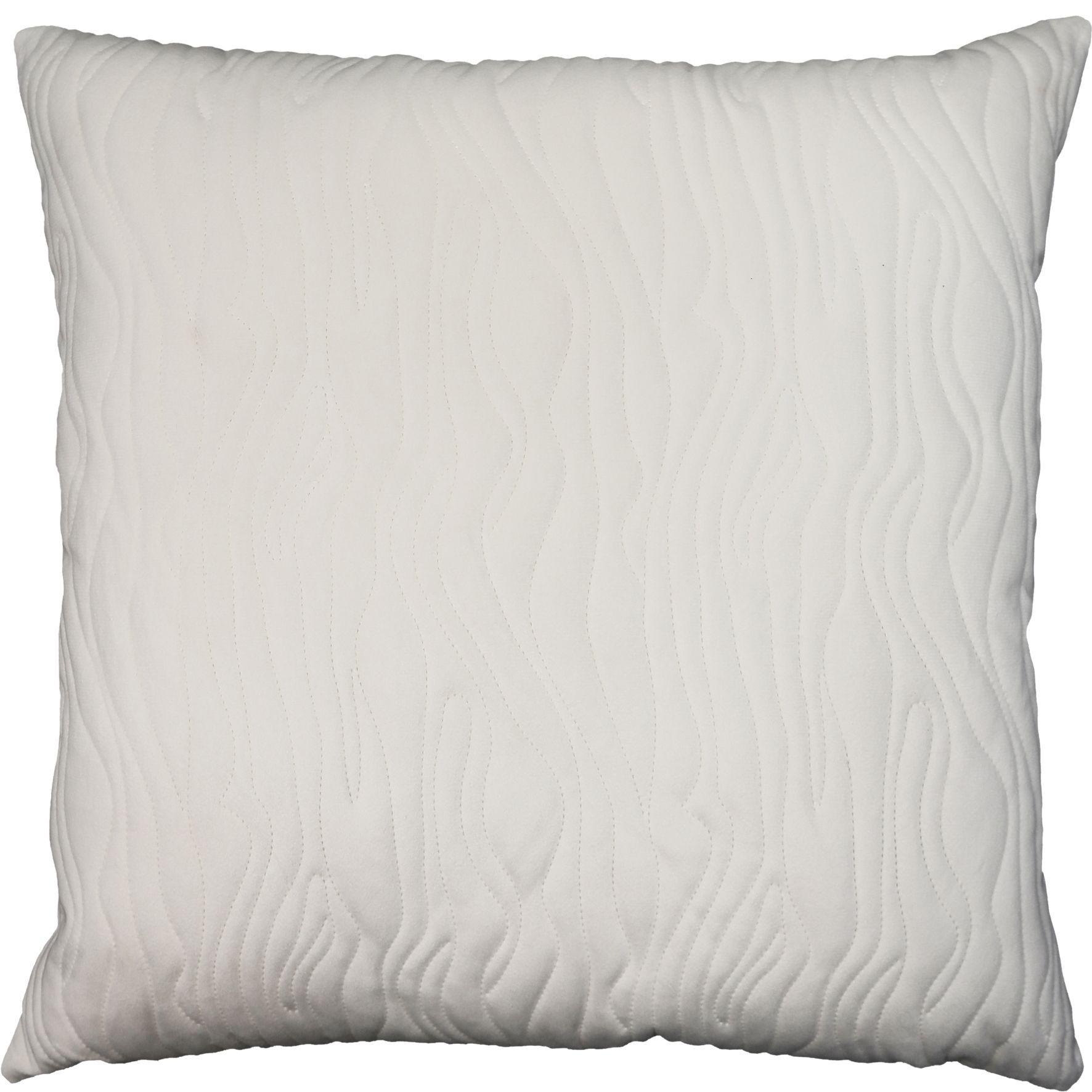 DEKORAČNÝ VANKÚŠ NAOMI - biela, textil (45/45cm) - Mömax