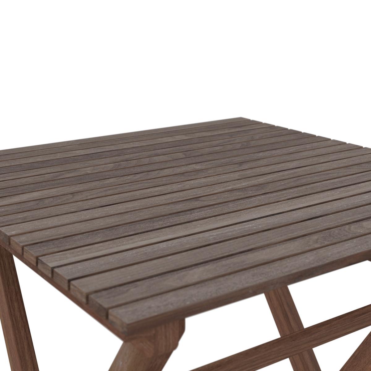 SADA NA BALKON EFFIE - barvy akácie, Moderní, dřevo/plast (60/76/60cm) - Bessagi Garden