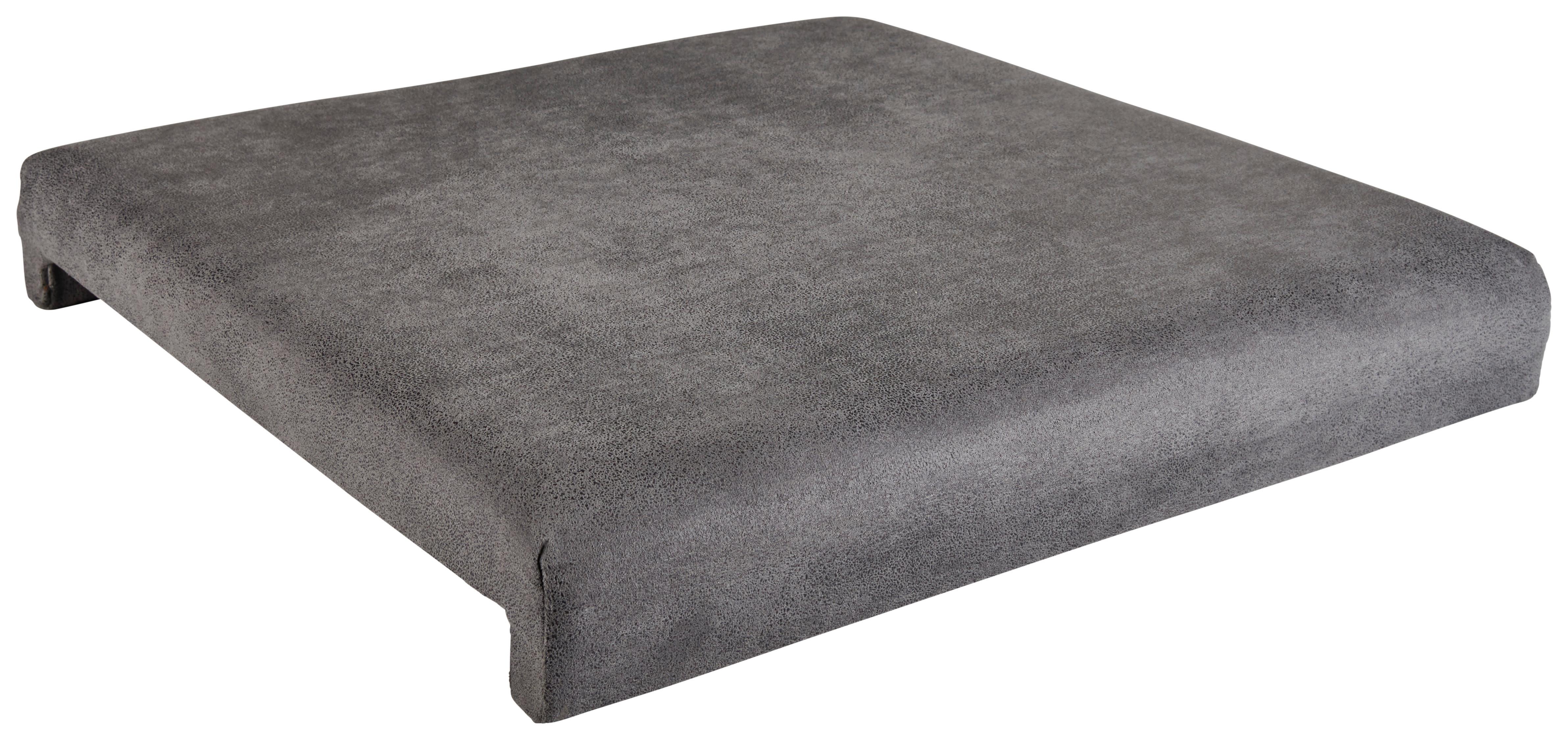 Sitzkissen Las Vegas Webstoff Grau 45x41,5 cm - Grau, MODERN, Holz (45/6/41,5cm)
