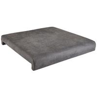 Sitzkissen Las Vegas Webstoff Grau 45x41,5 cm - Grau, MODERN, Holz (45/6/41,5cm)