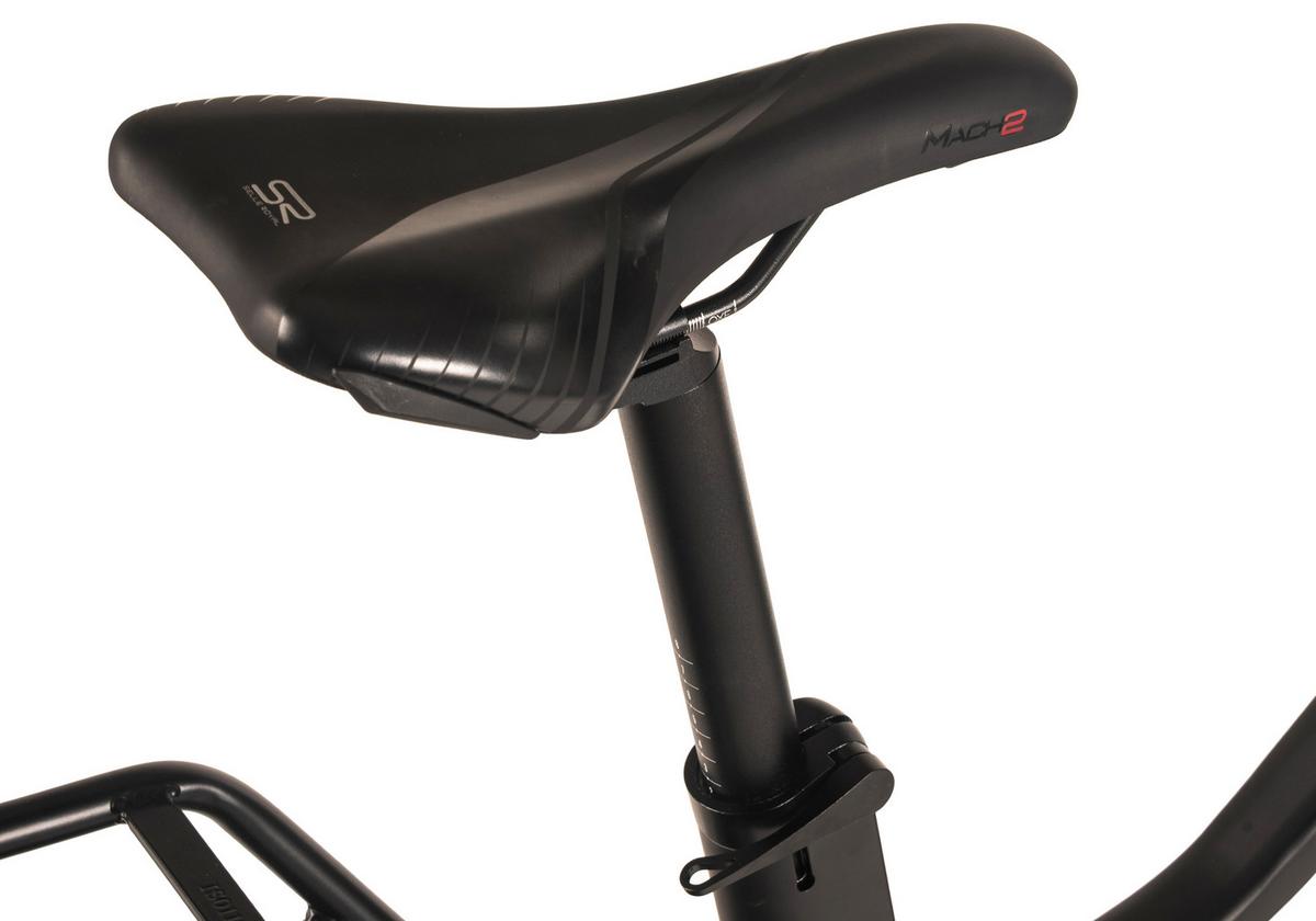 E-citybike 26 Zoll Schwarz - Schwarz, LIFESTYLE, Metall (180/70/100cm)