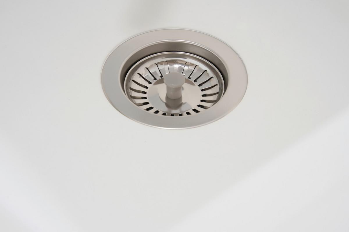 Spüle Respekta Boston Stein Bxt: 86x50 Cm - Weiß, Trend, Glas/Kunststoff (86/20/50cm) - Respekta