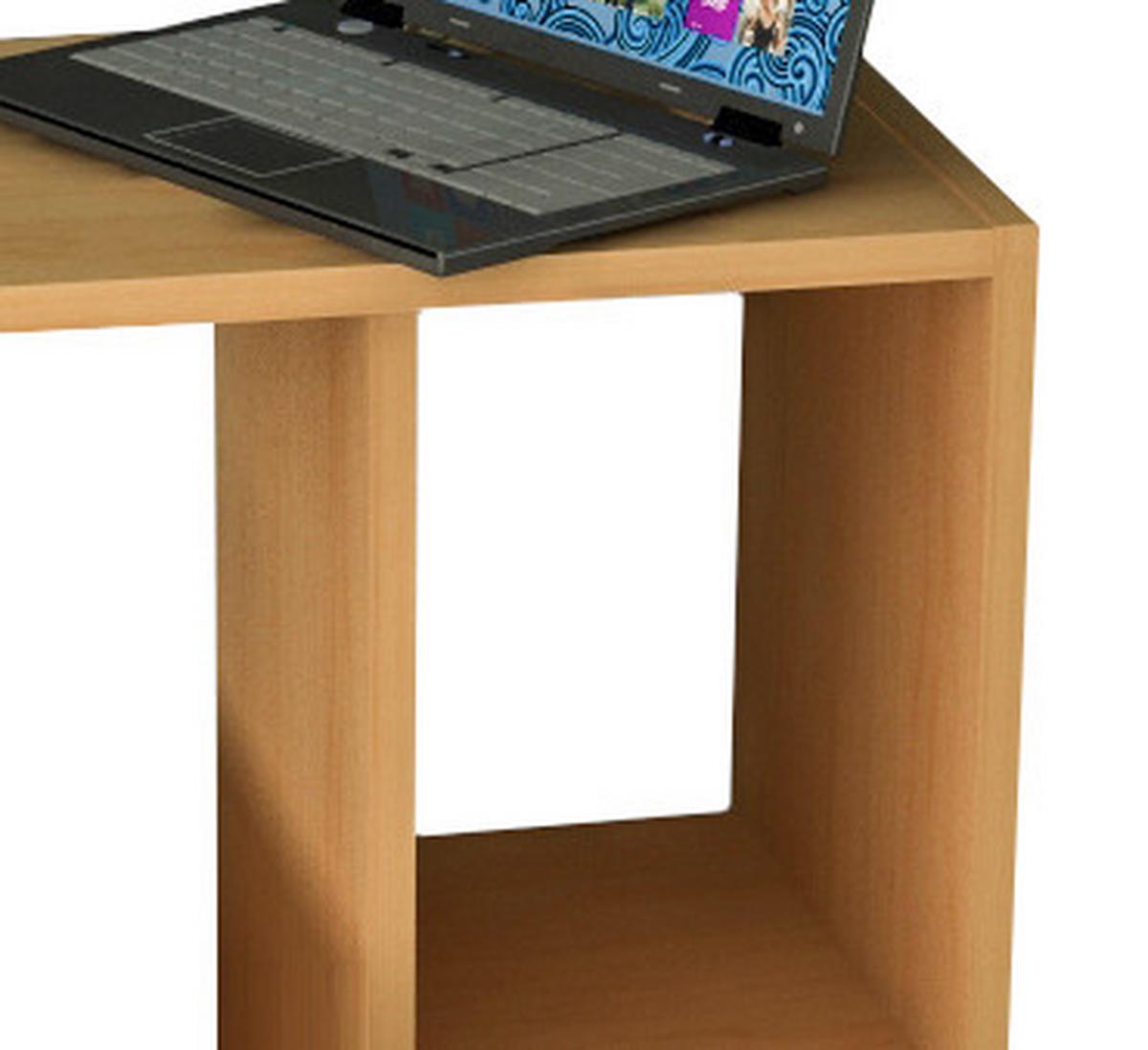 Přístavný stolek Nachto-Stand dekor buk - barvy buku, Basics, kompozitní dřevo (40/30/63cm) - MID.YOU