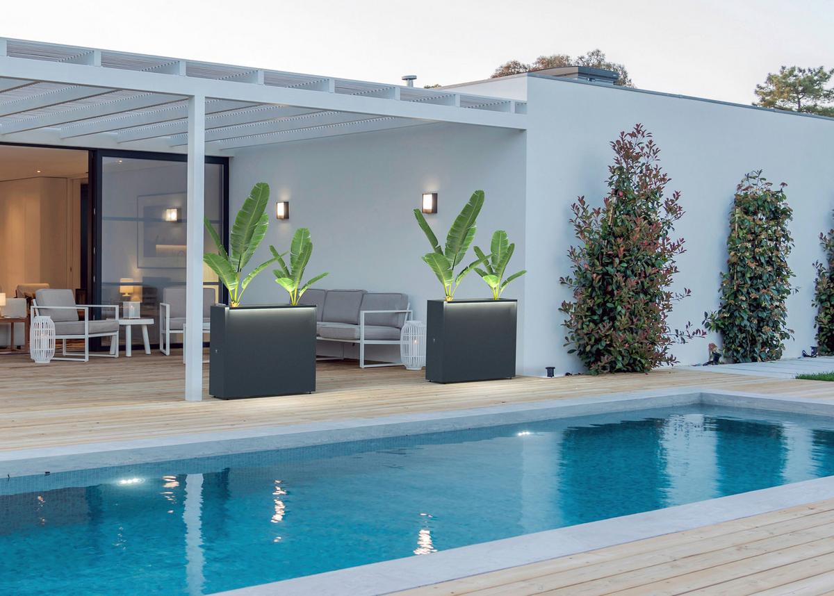 Hochbeet Pflanzkasten Hochbeet - Anthrazit, Basics, Metall (25/80/100cm)