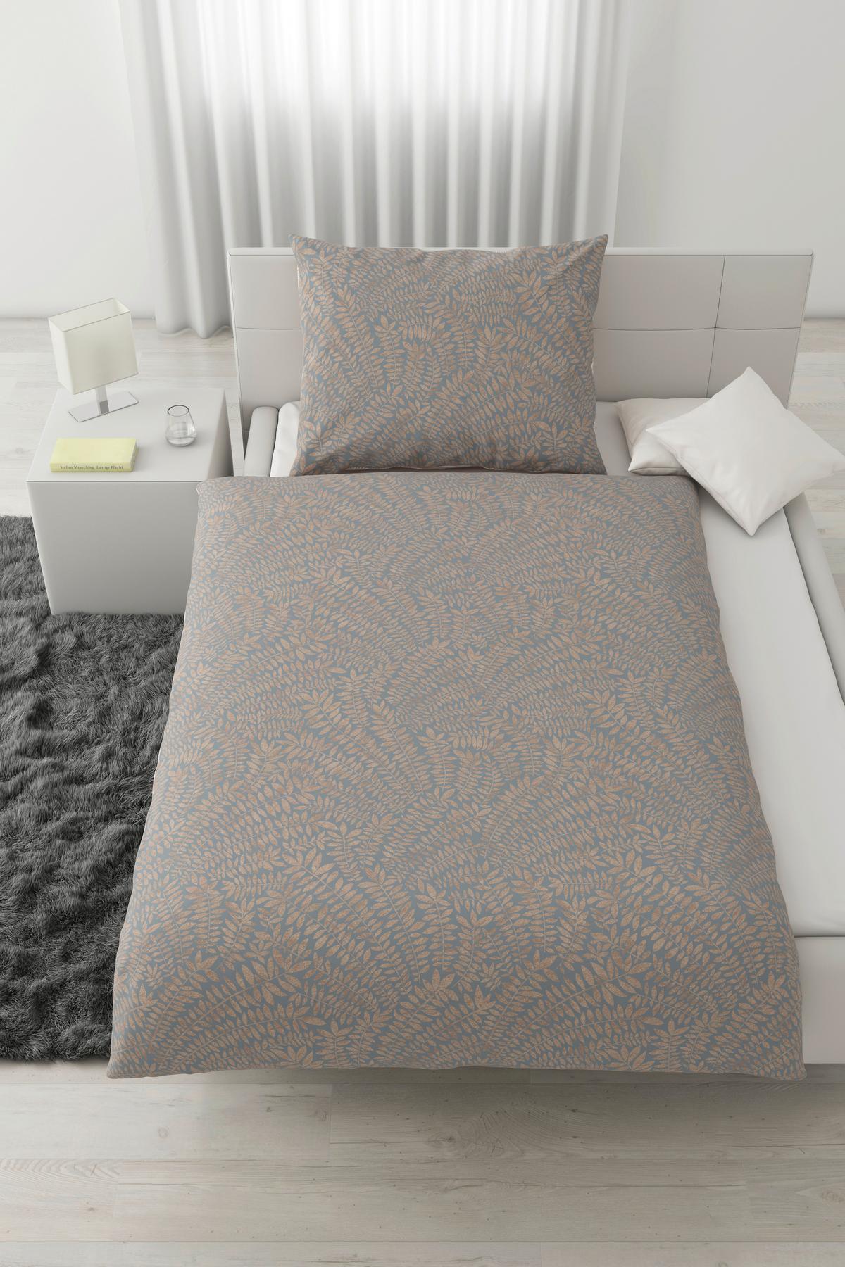 Povlečení Lorita, 70/90 140/200cm - modrá, textil (140/200cm) - Modern Living