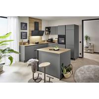 ECKKÜCHE WIN MIT INSEL - Eichefarben/Anthrazit, MODERN, Holzwerkstoff (205,2/278,2cm) - Express-Kuechen