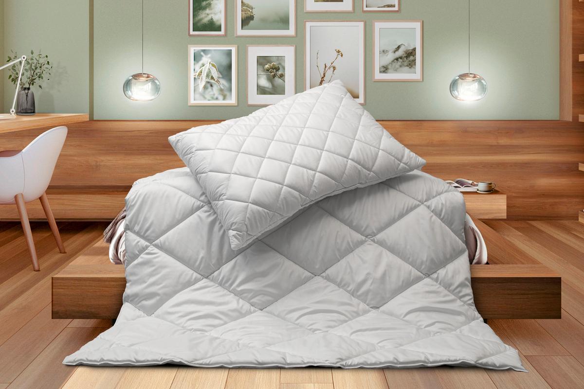 Polštář pod hlavu Vegan micro premium, 70/90cm - bílá, textil (70/90cm) - Nadana