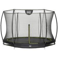 Trampolin Ø 305 cm Mit Sicherheitsnetz Exit Silhouete - Schwarz, KONVENTIONELL, Kunststoff/Metall (305/203cm) - EXIT Toys