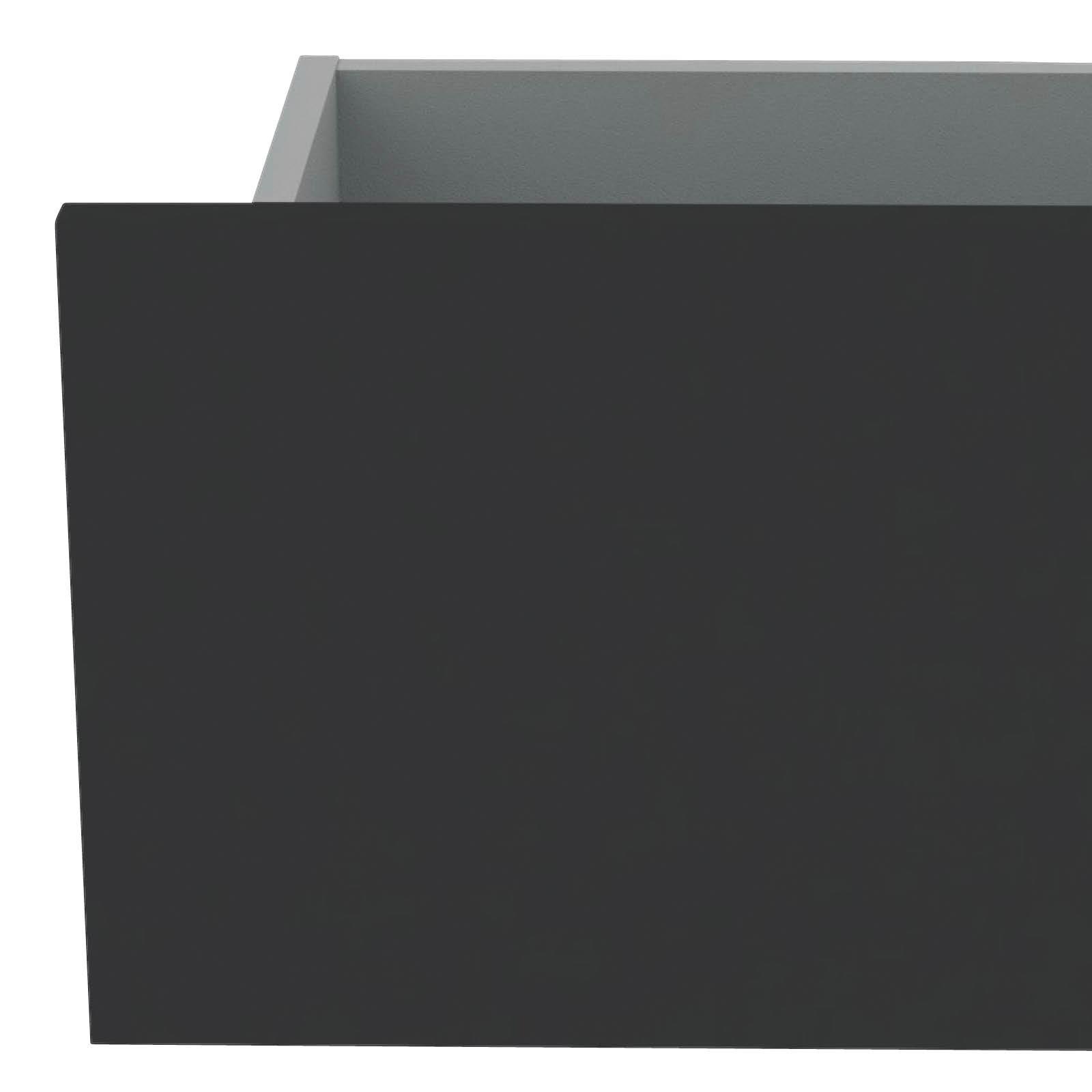 ZÁSUVKA UNIT-ELEMENTS - tmavosivá, Modern, kompozitné drevo (45,3/21,9/36,6cm) - Ondega