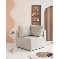 Sofaelement Lulu Beige/taupe B: 91cm - Taupe/Beige, Design, Textil (91/94/91cm) - MID.YOU