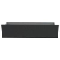 Schubkasteneinsatz Unit B: 90,9 Cm, Anthrazit - Dunkelgrau, MODERN, Holzwerkstoff (90,9/21,9/36,6cm) - Ondega