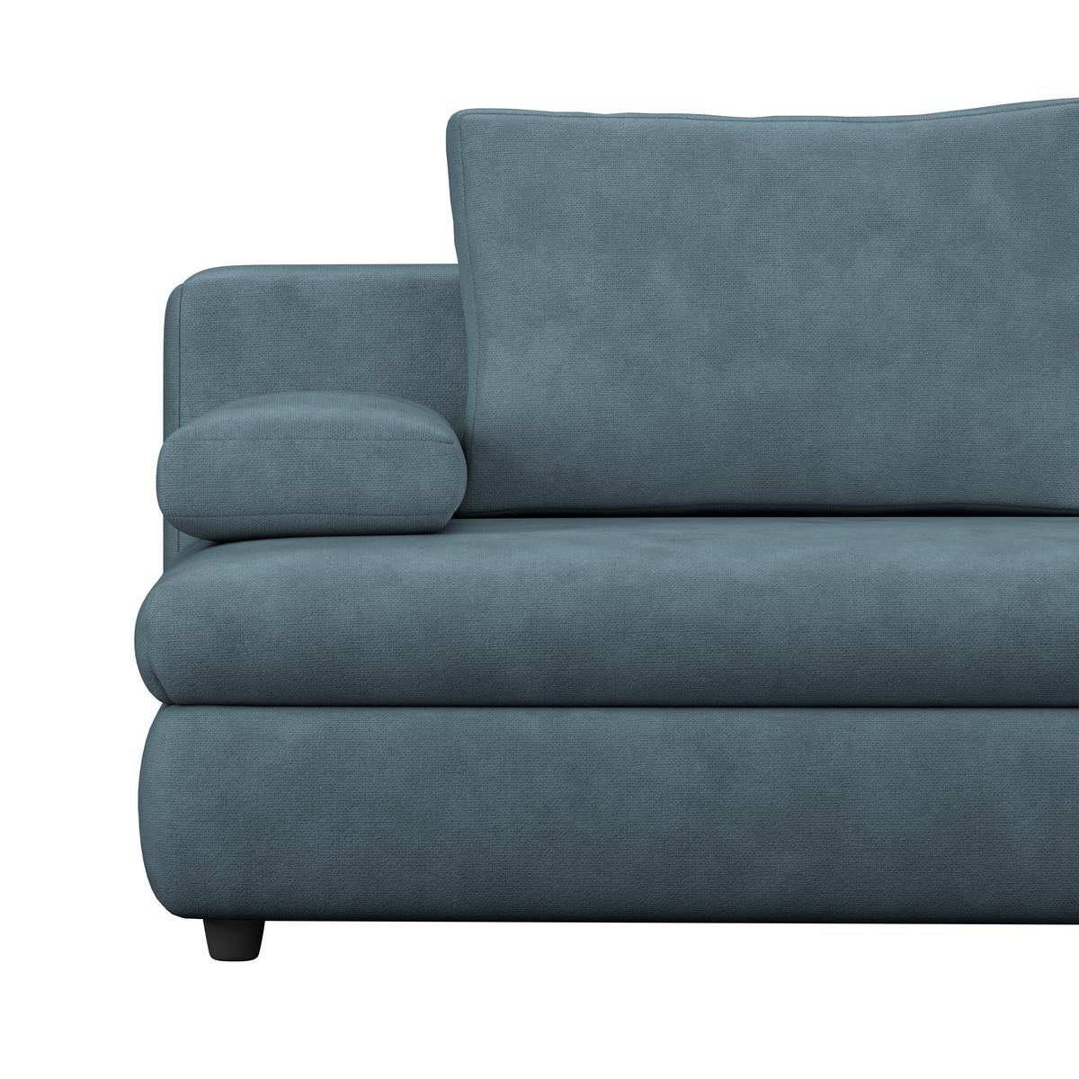 Schlafsofa Oslo Türkis, Lf: 200x140 cm - Türkis, Trend, Holz/Kunststoff (205/72/100cm)