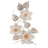 Wanddeko Artic Weiß B: 39 cm - Basics, Metall (39/5.5/67.5cm)