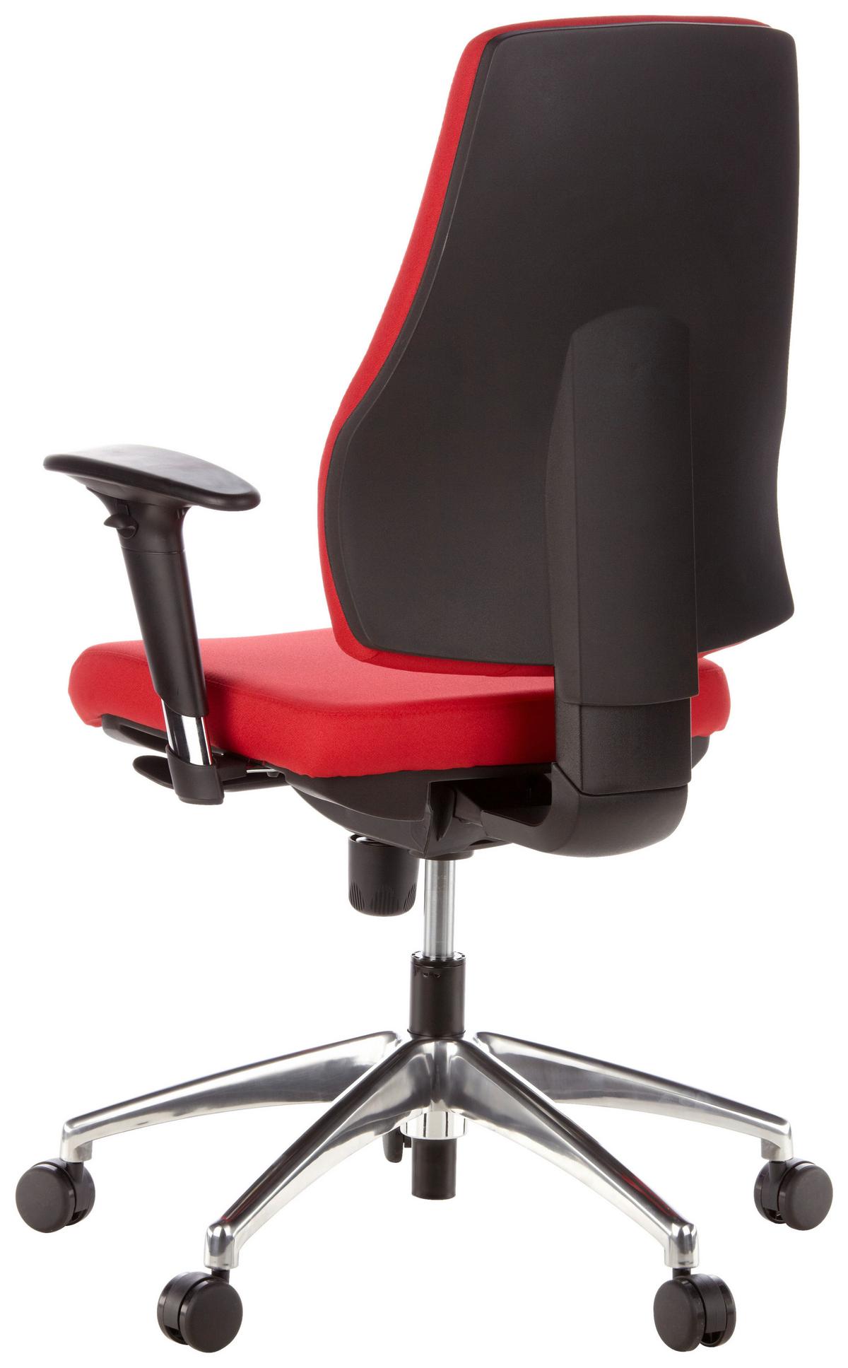 Drehstuhl Pro-Tec 200 Rot - Rot, MODERN, Kunststoff/Textil (60/126/45cm) - MID.YOU