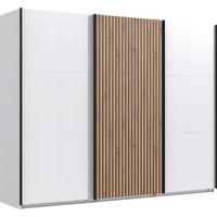 SKRIŇA S POS. DVER. – HOR.VED ANDORRA - čierna/biela, Konventionell, kov/kompozitné drevo (300/218/65cm)