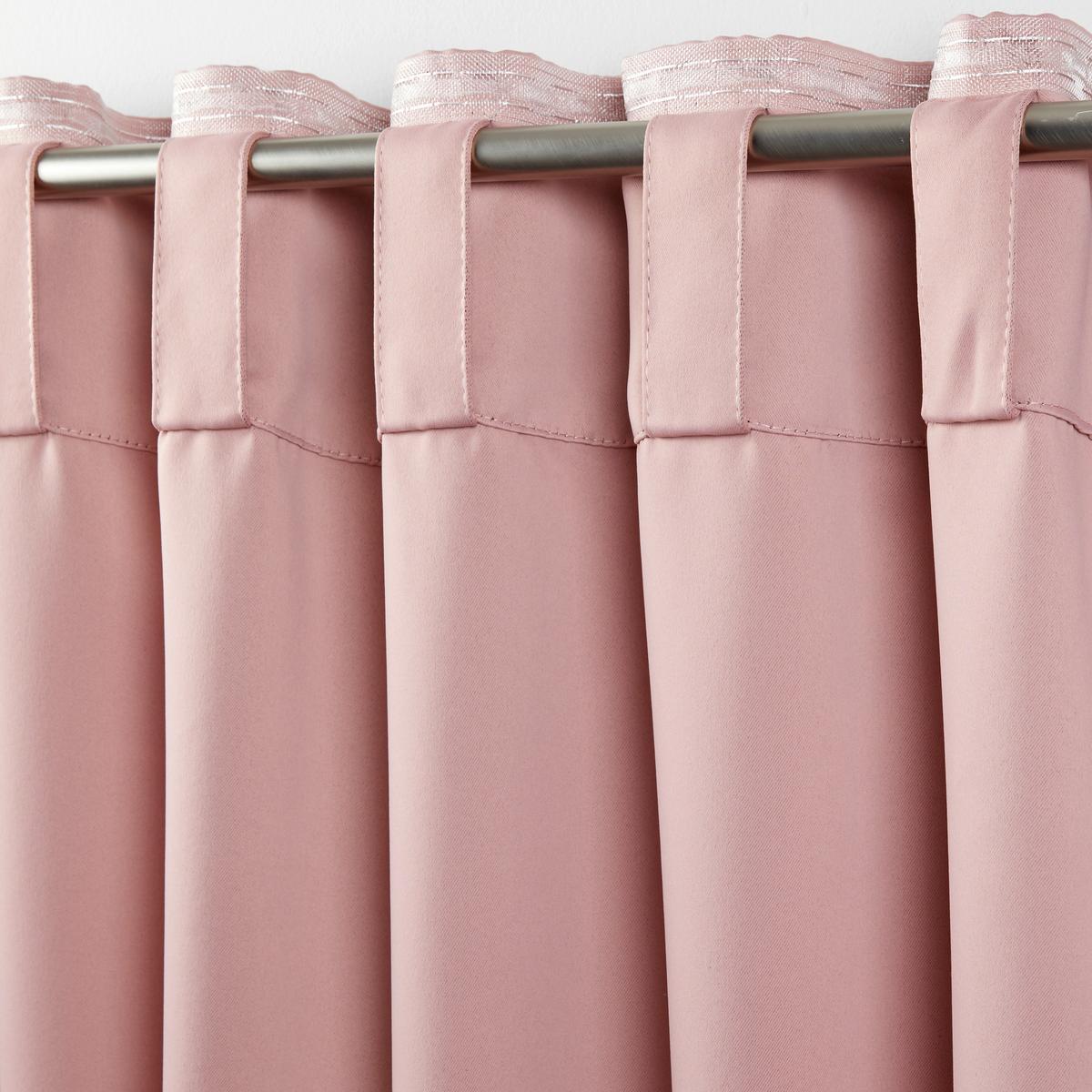Zatemňovací závěs Riccardo,140/245cm,starorůžová - starorůžová, Moderní, textil (140/245cm) - Premium Living