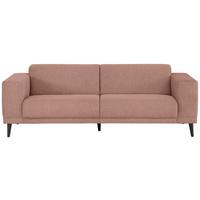 3-sitzer-sofa Oslo Taupe B: 218 Cm - Taupe/Schwarz, Design, Textil (218/77/93cm) - MID.YOU