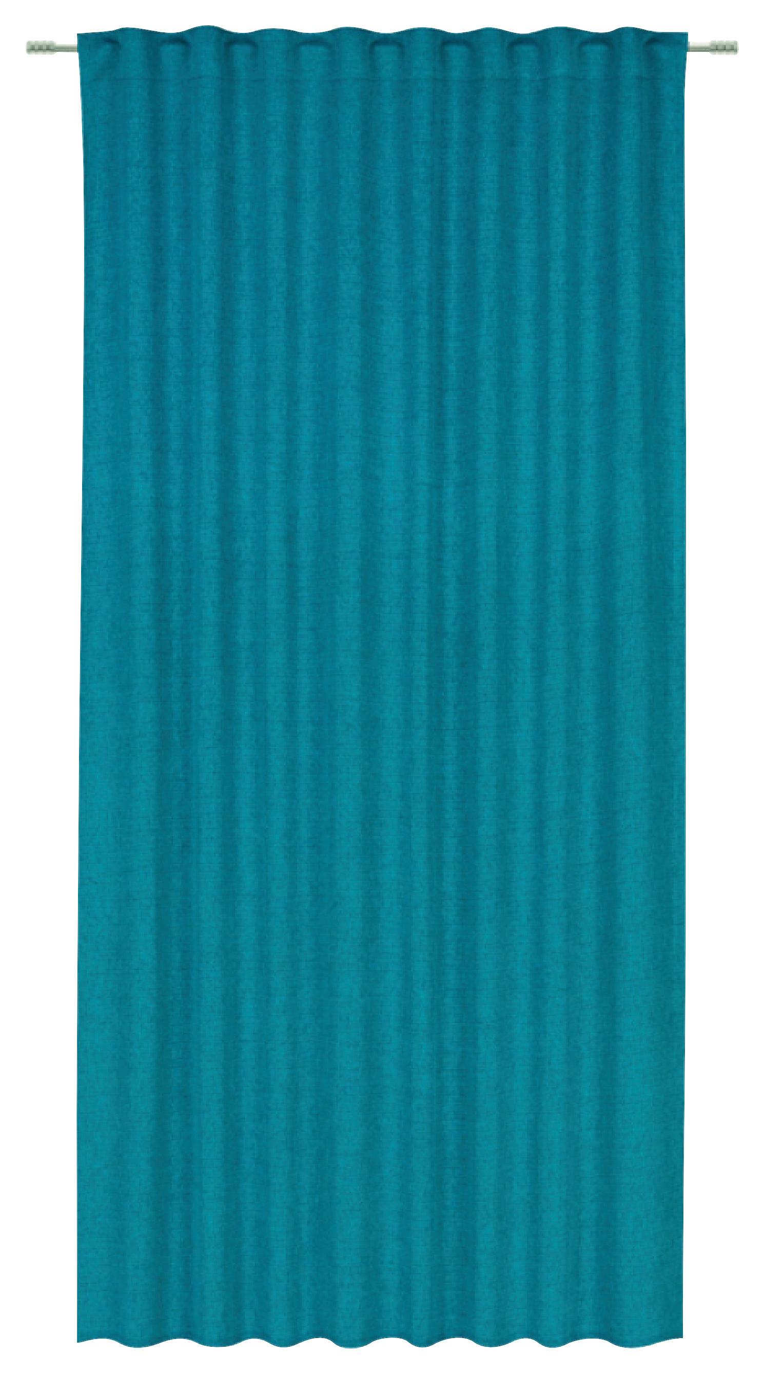 Verdunkelungsvorhang Anna - Petrol, ROMANTIK / LANDHAUS, Textil (135/175cm) - James Wood