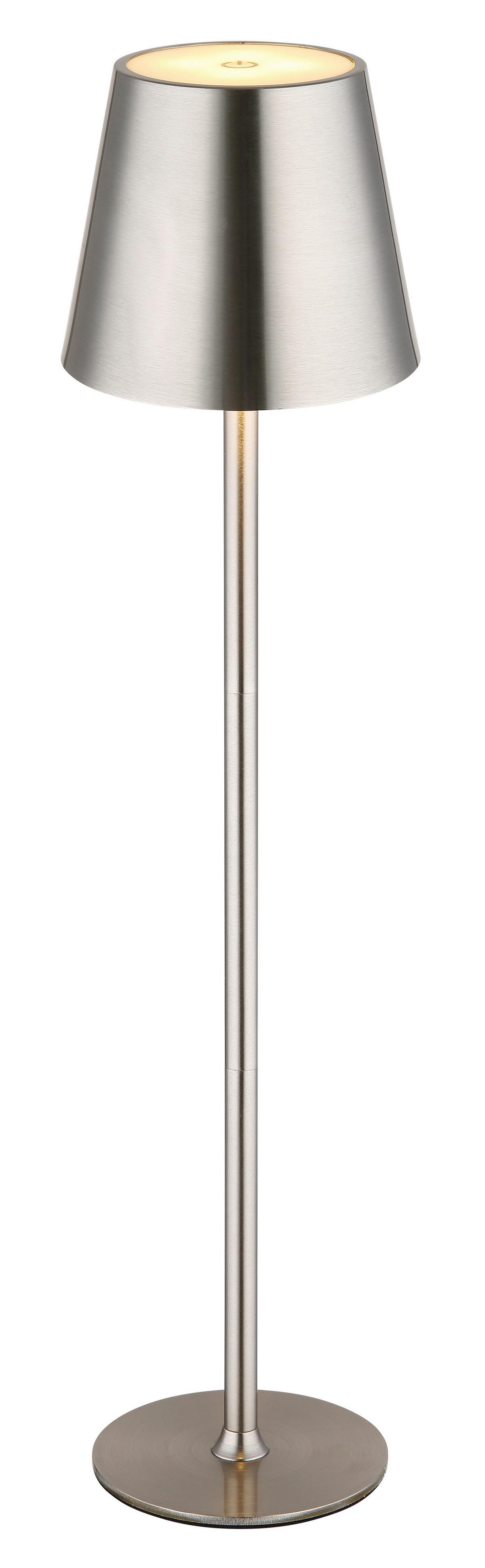 Akku-tischleuchte 58438n Vannie - Schwarz/Weiß, Design, Kunststoff/Metall (11,2/47cm) - Globo