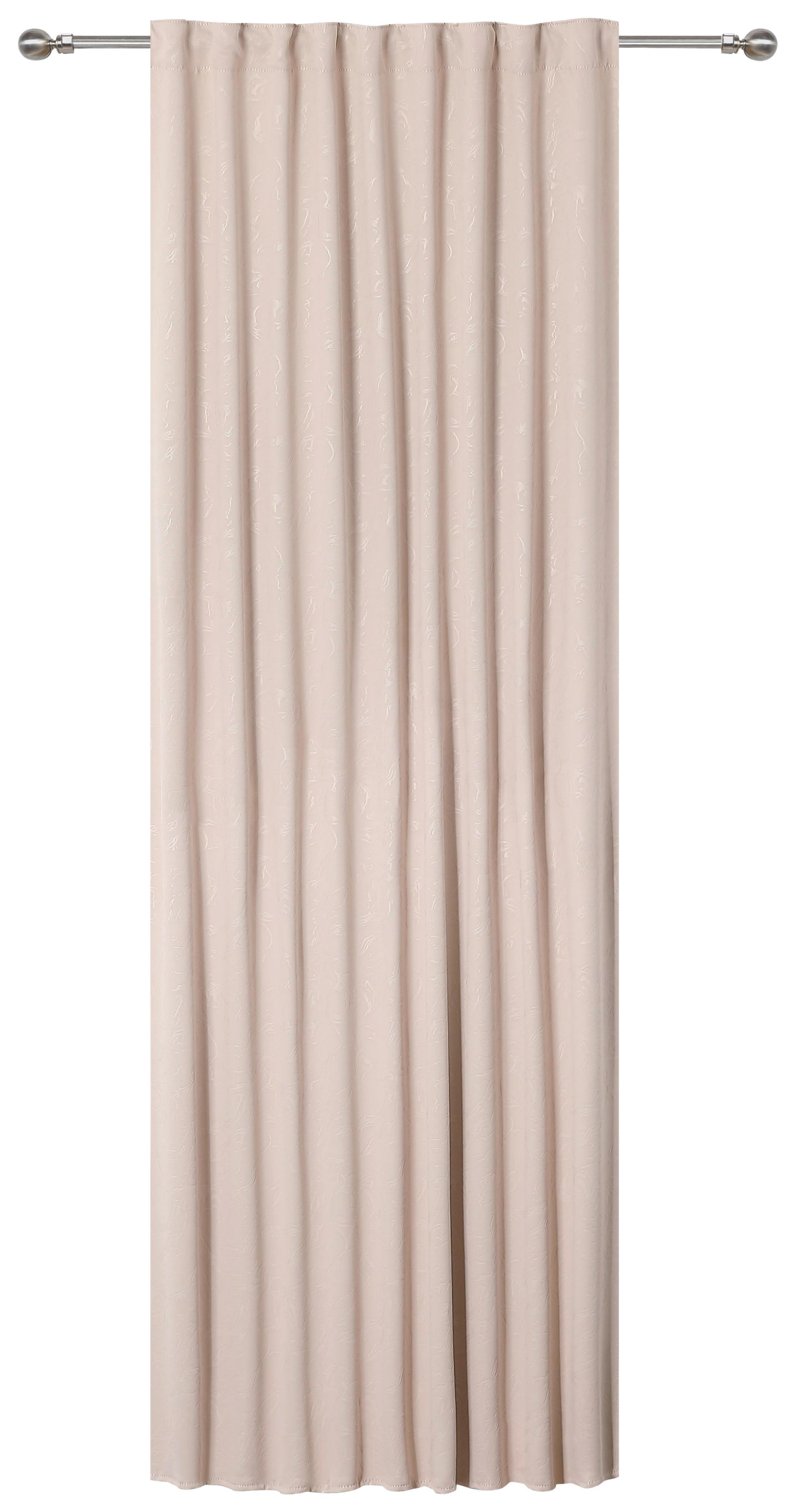 Verdunkelungsvorhang Saskia - Beige, ROMANTIK / LANDHAUS, Textil (140/245cm) - James Wood