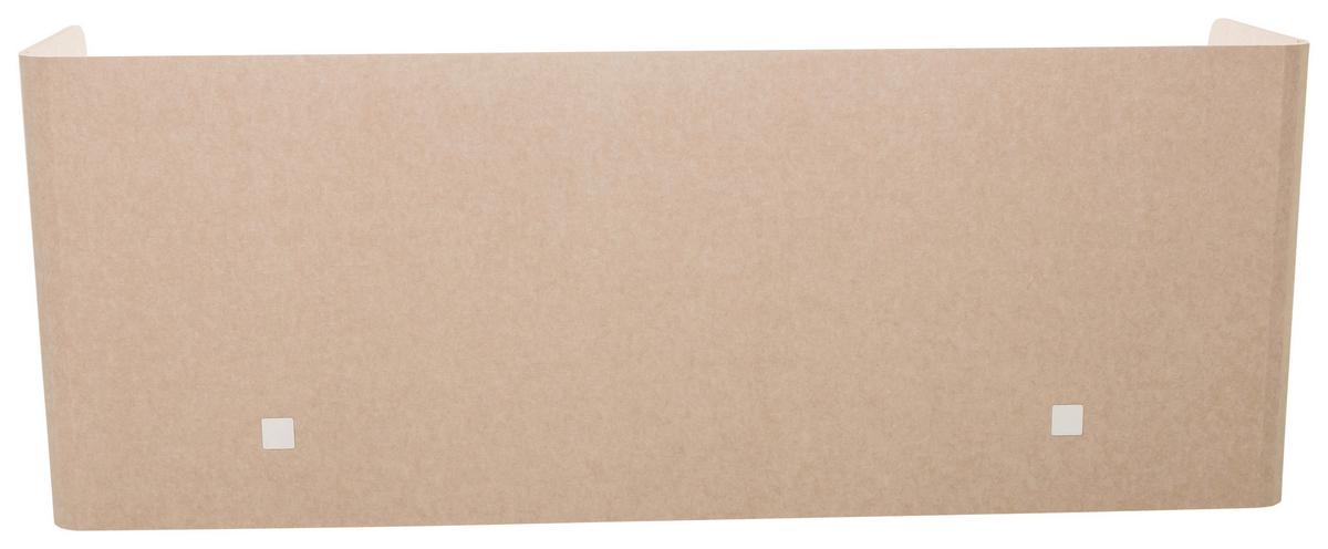 Trennwand Flexmiut U - Beige, Basics, Kunststoff/Textil (160/40/2cm) - MID.YOU