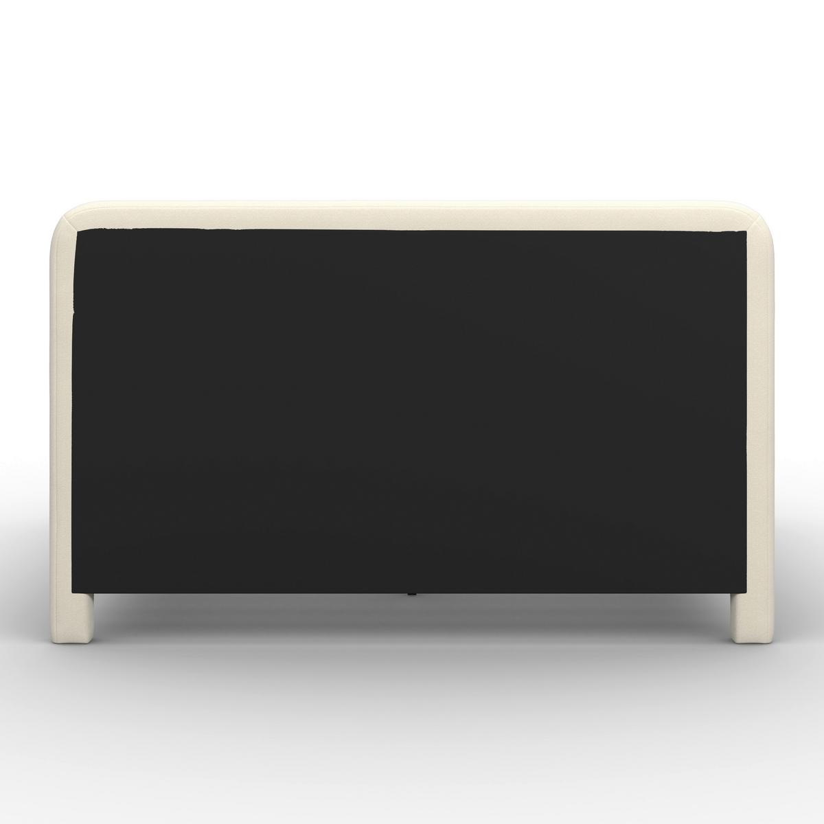 Čalouněná postel XIRELIA 160x200 cm, slonovinová - barvy dubu/slonovinová, Moderní, kov/dřevo (160/200cm) - Bessagi Home