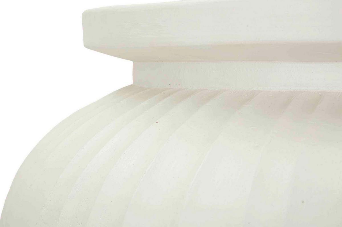 Vase Pot Chil Creme B: 48 cm - Creme, Basics, Metall (48/38/48cm)