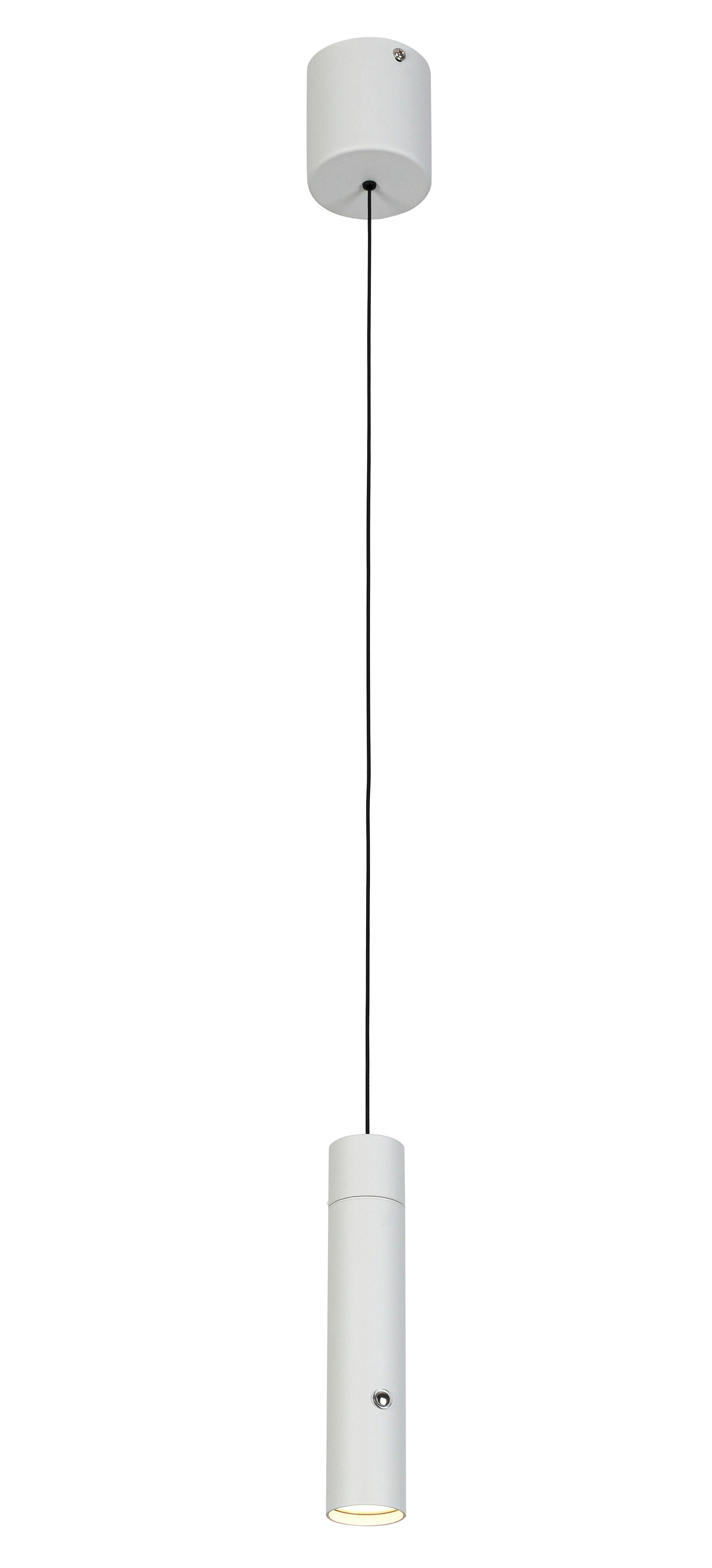 ZÁVĚSNÉ SVÍTIDLO SUSO - bílá, Moderní, kov/plast (3,8/3,8/150cm) - Mömax