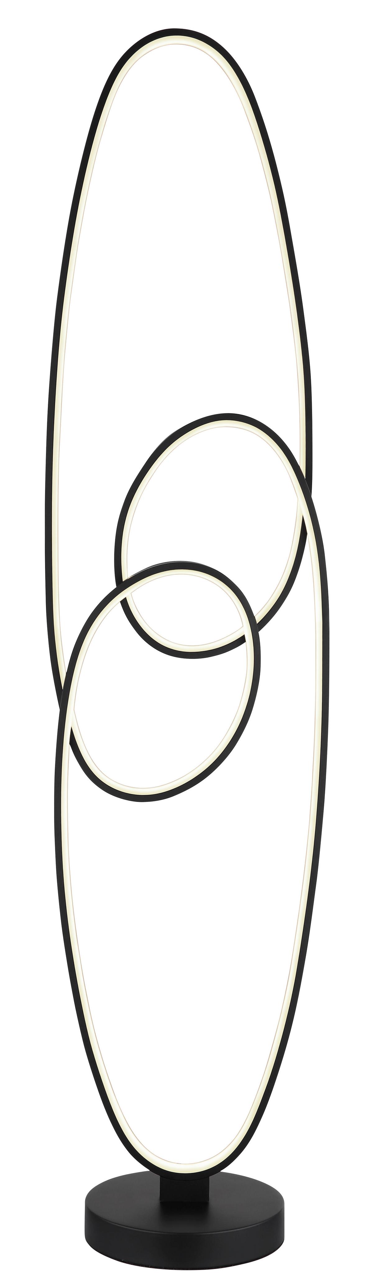 Led Állólámpa 67177-36s Spira - fekete/fehér, Design, műanyag/fém (29/20/122cm) - Globo