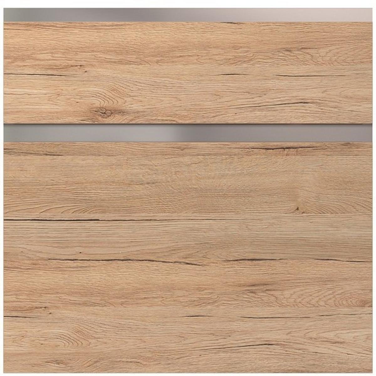 Badmöbel-set 5-tlg. Riga B: Ca. 300 Cm Eiche Dekor - Eiche San Remo, Holzwerkstoff (300cm) - Vertico