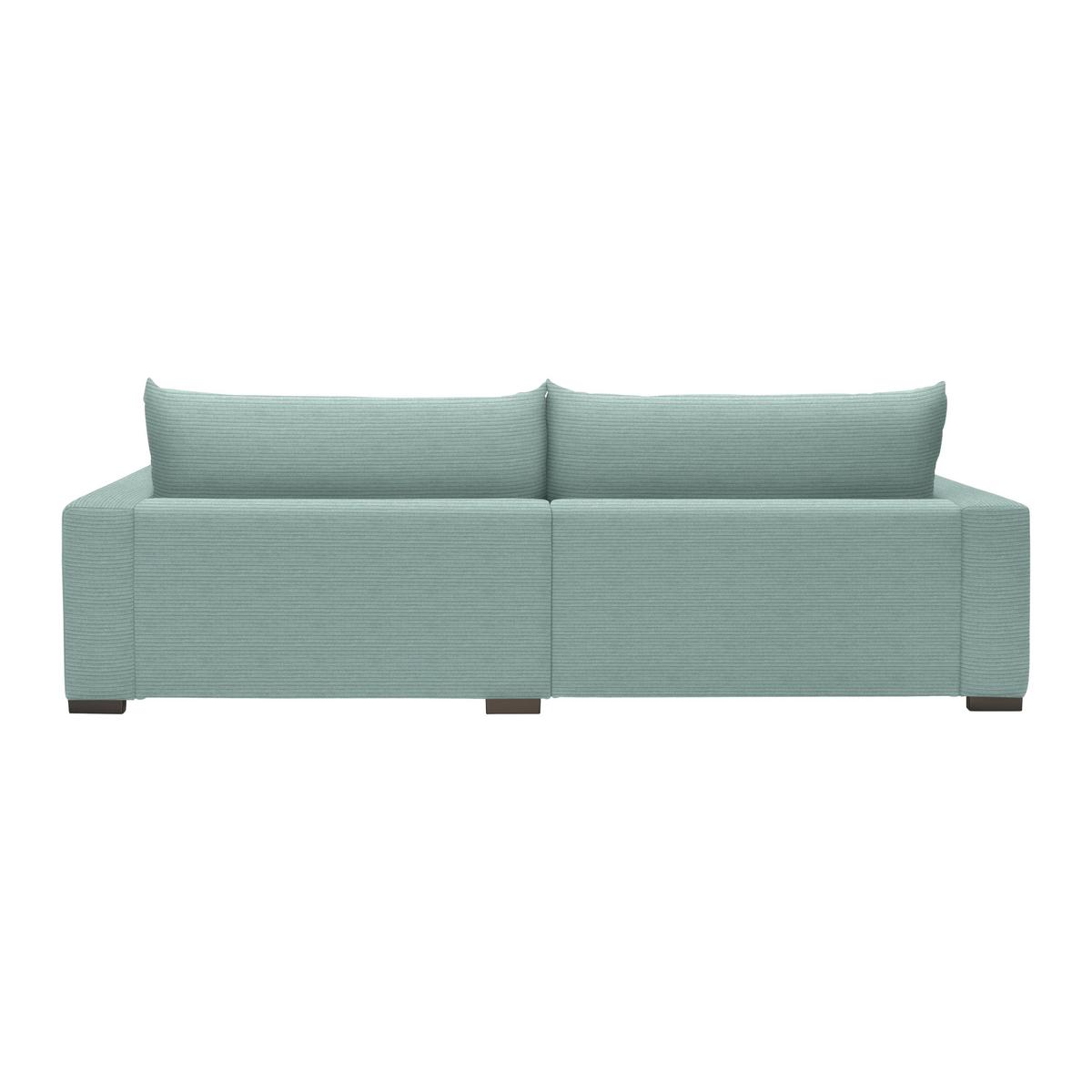 Mega pohovka PEDRO 1200, šalvějově zelený manšestr - šalvějově zelená, Moderní, kov/dřevo (261/83/124cm) - Mömax