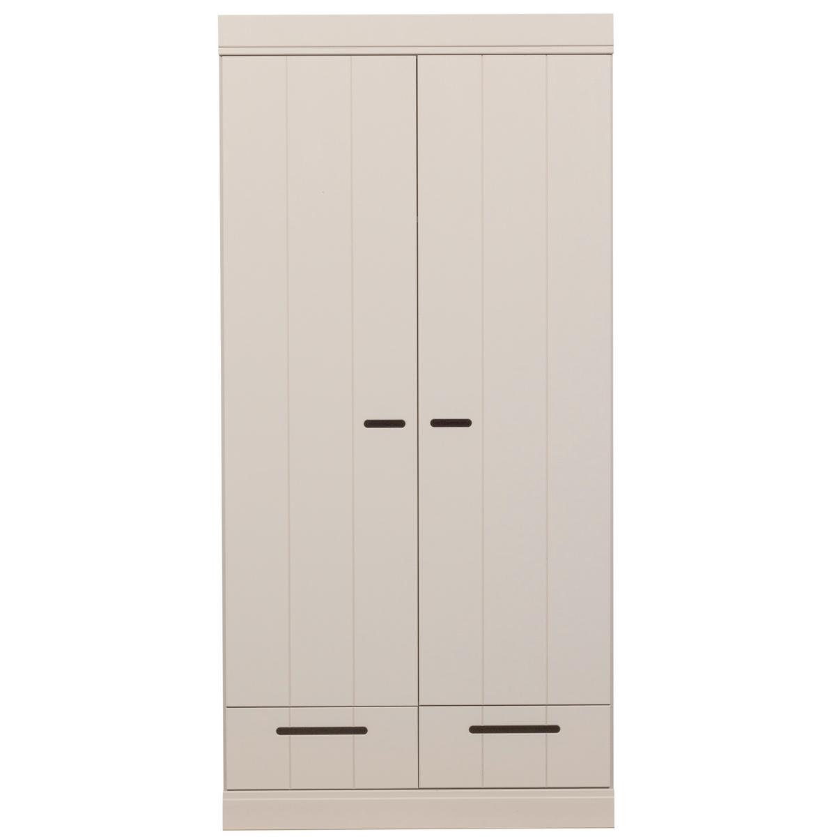 DREHTÜRENSCHRANK Connect Grau B: 94cm - Grau, Basics, Holz (94/195/53cm) - MID.YOU
