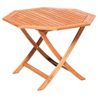 Gartentisch Klappbar Echtholz Ø 110 Cm - Naturfarben, KONVENTIONELL, Holz (110/74/110cm) - Gardenson