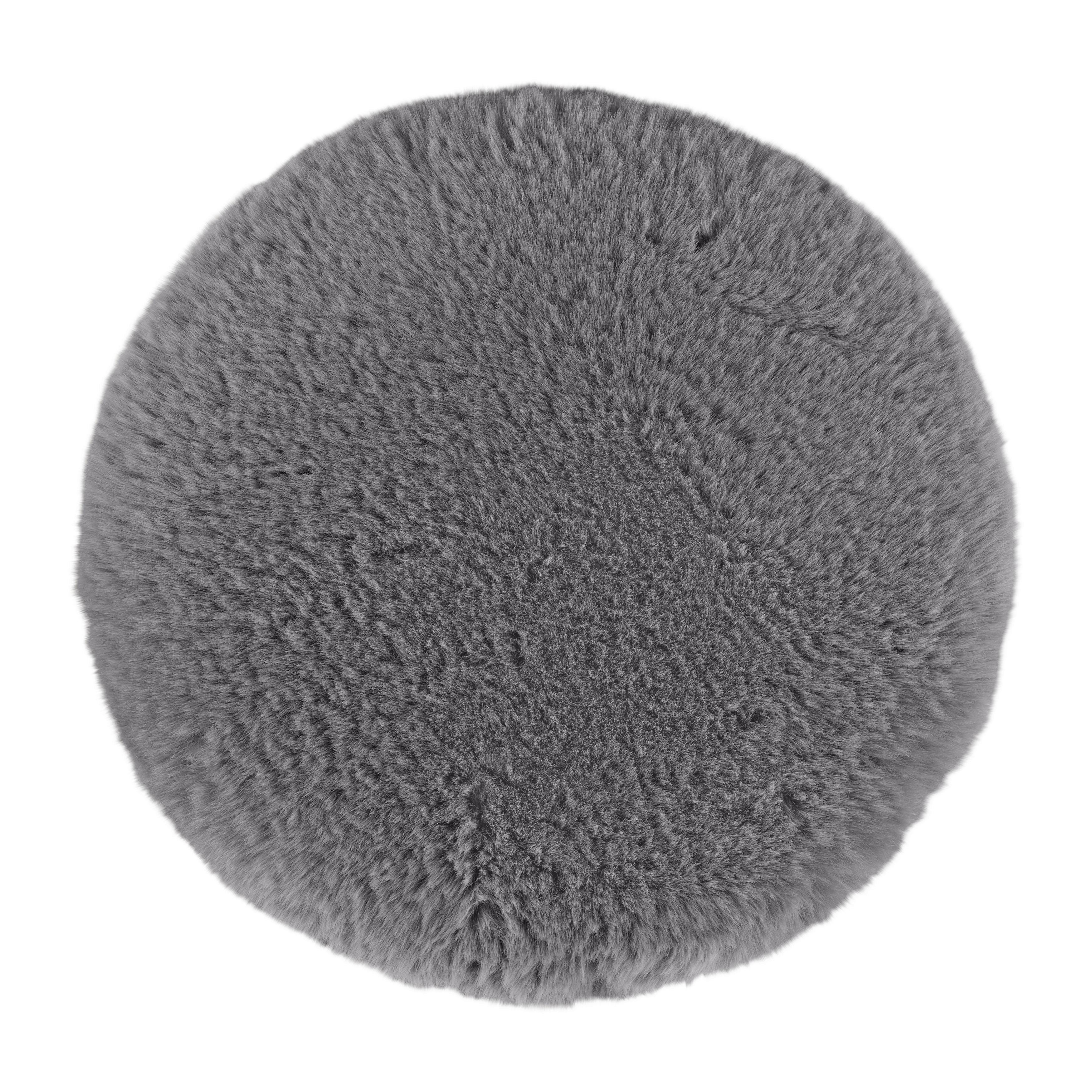 PODSEDÁK FLAUSCHI - šedá, textil (35/3cm) - Mömax