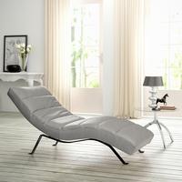 Relaxliege Swing Black Grau B: 65 Cm - Schwarz/Grau, Design, Textil (65/65-95/171cm) - Livetastic