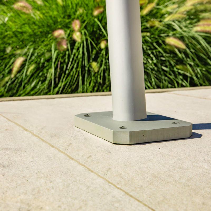 Terrassenhalterung Premium Grau