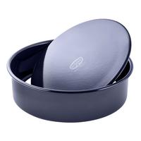 Backform Back-liebe Emaille Rund, D/h: Ca. 28/7,5 Cm - Blau, Metall (28/7,5cm) - Dr.Oetker