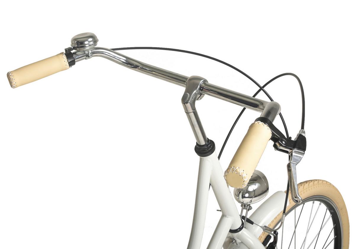 Citybike Original Singlespeed Hollandia, Weiß, 28 Zoll - Weiß, Basics, Metall (25/140/60cm)