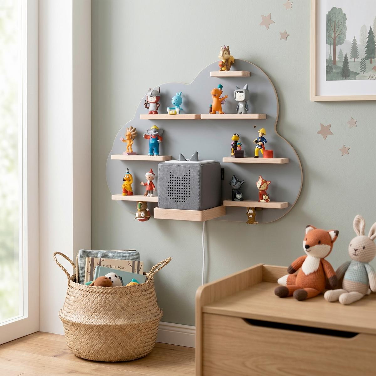 Kinderregal Boarti Grau B: 55 cm - Grau, MODERN, Holzwerkstoff (55/40/19cm) - Livetastic